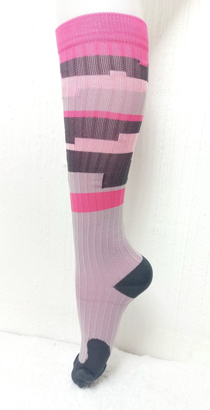 Medias estilo tetrix rosadas